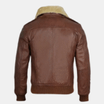 Garrett Fur Collar Bomber Jacket