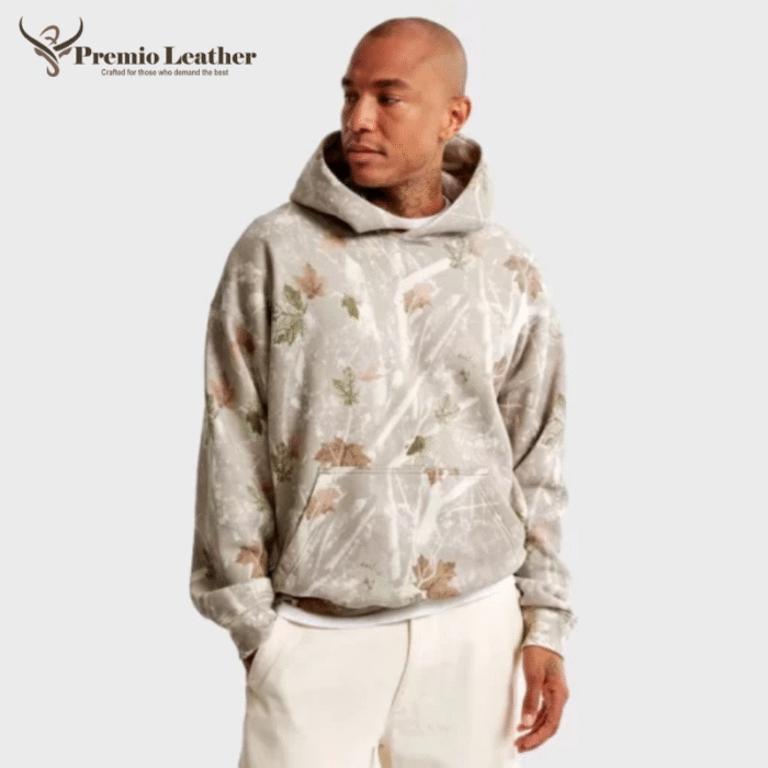 abercrombie white camo hoodie