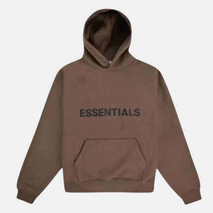 brown essentials hoodie