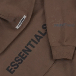 essentials brown hoodie