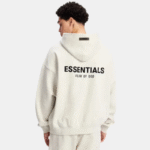 light oatmeal essentials hoodie