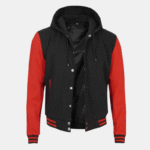 black and red jacket