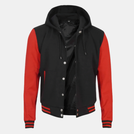 black and red jacket