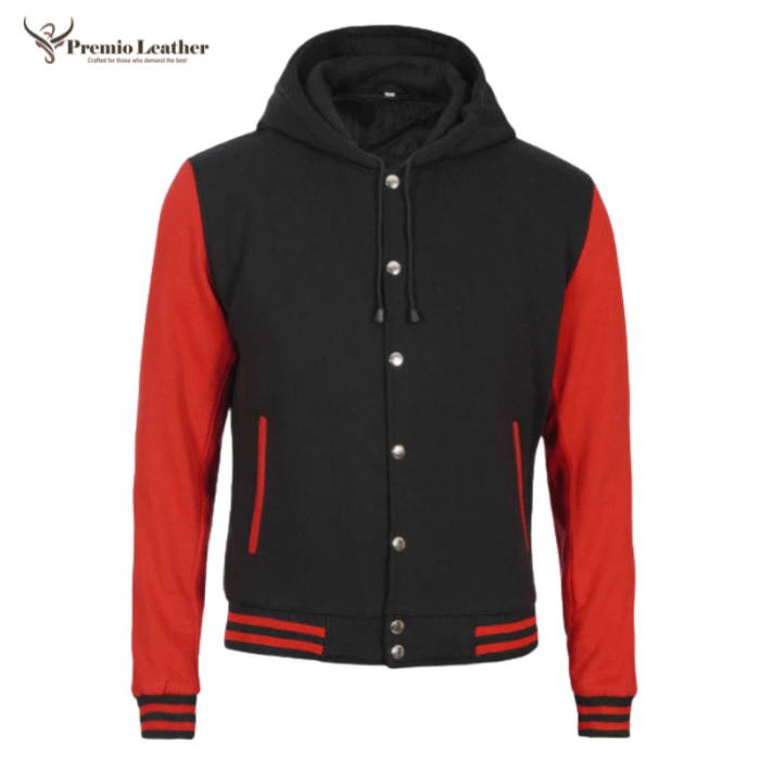 black and red jacket
