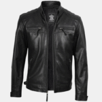 black leather jackets