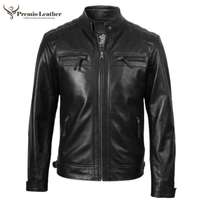 black leather jackets