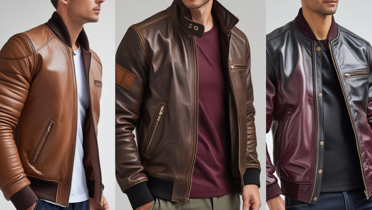 Top Leather Bomber Jacket Styles for Men in 2025