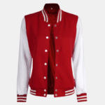 Women’s Red and White High School Jacket