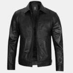 black leder jacket