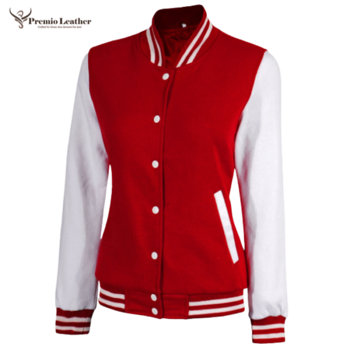 jacket red and white