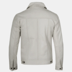 leather jacket off white