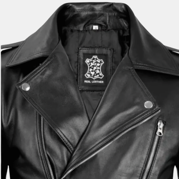 mens biker leather jacket