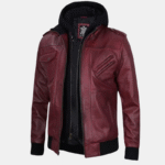 mens maroon jacket