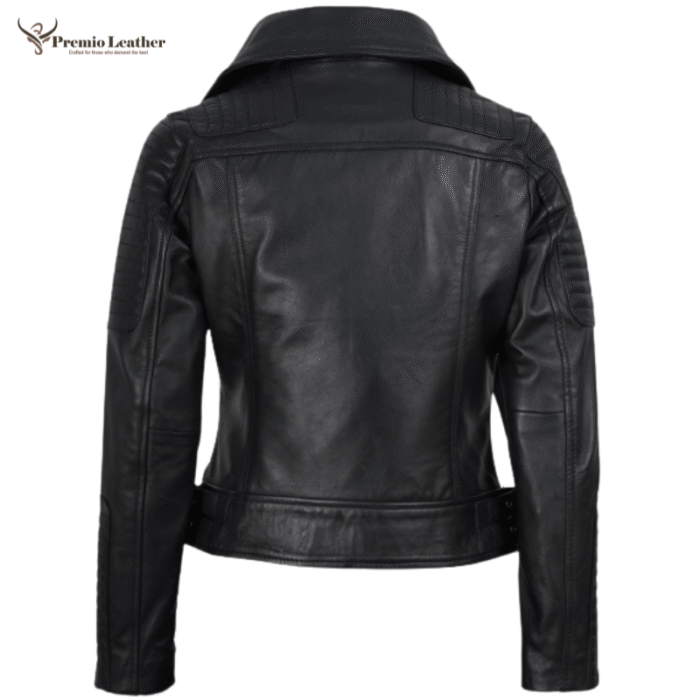 real leather moto jacket