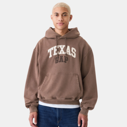 Gap Texas Logo Hoodie Brown