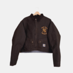 Brown Carhartt Yankees Crop Jacket