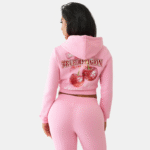 Cherry Shrunken Zip Hoodie True Religion