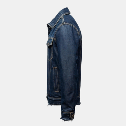 Dark Blue Denim Jacket for Men Stylish