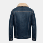Denim Jacket Shearling Lining for Men