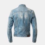 Distressed Denim Jacket for Men Casual & Cool