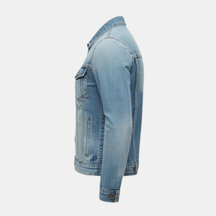 Light Blue Denim Jacket for Men