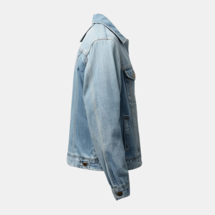 Light Wash Denim Jacket for Men Stylish