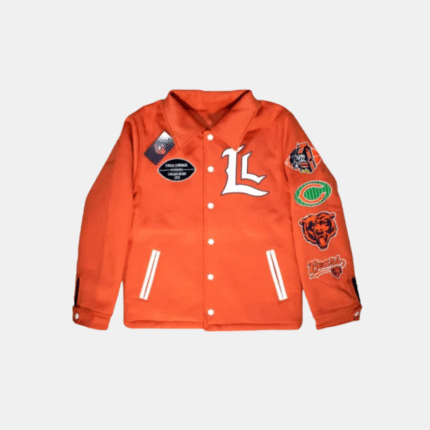 Lyrical Lemonade Chicago Bears Orange Varsity Jacket