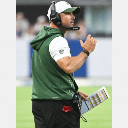 Matt LaFleur Green Bay Packers Sideline Sleeveless Hoodie