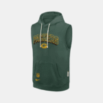 Matt LaFleur Packers Nike Sideline Sleeveless Hoodie Green