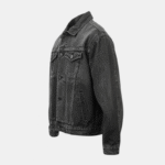Men Black Denim Jacket