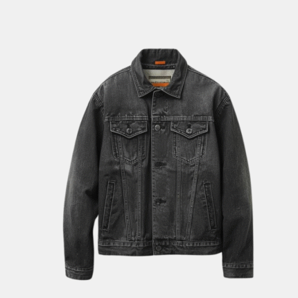 Men's Black Denim Jacket
