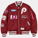 Philadelphia Phillies New Era x Alpha Industries Bomber Jacket