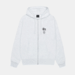 Stussy Swim Out Zip Hoodie Grey