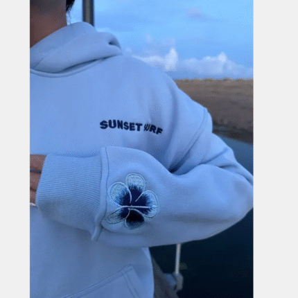 Sunset Surf Floral Hoodie