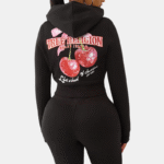 True Religion Cherry Hoodie Black