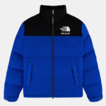 back view of ALD x The North Face Casentino Nuptse Jacket Black and Green