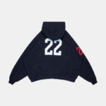 balenciaga 22 polo hoodie black