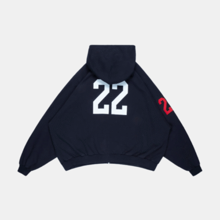 balenciaga 22 polo hoodie black