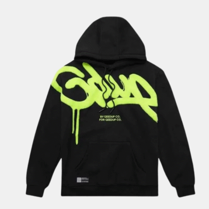 geedup hoodie black green