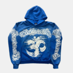 hellstar blue hoodie