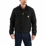 Black Carhartt Men's Duck Detroit Jacket