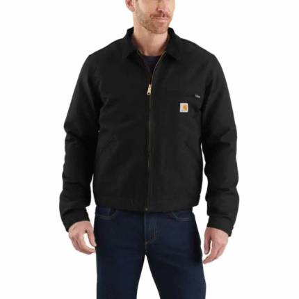 Black Carhartt Men's Duck Detroit Jacket