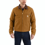 Brown Carhartt Men's Duck Detroit Jacket