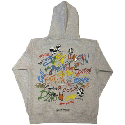 Chrome Hearts Matty Boy Brain Gray Hoodie