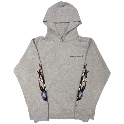 Chrome Hearts Matty Boy Brain Hoodie Gray