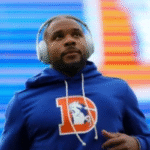 Denver Broncos Nike Blue Sideline Hoodie
