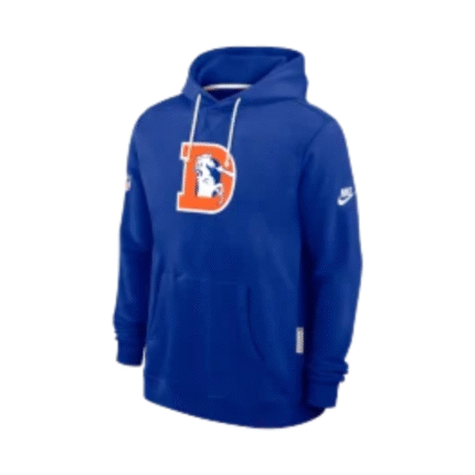 Men's Nike Royal Denver Broncos Sideline Standard Issue Dri-FIT Hoodie