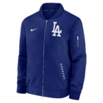 los angeles dodgers dugout bomber jacket mens Blue