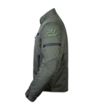 Men Lightweight Airflow Grey Motorcycle Jacket