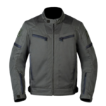 Men’s Lightweight Airflow Grey Motorcycle Jacket
